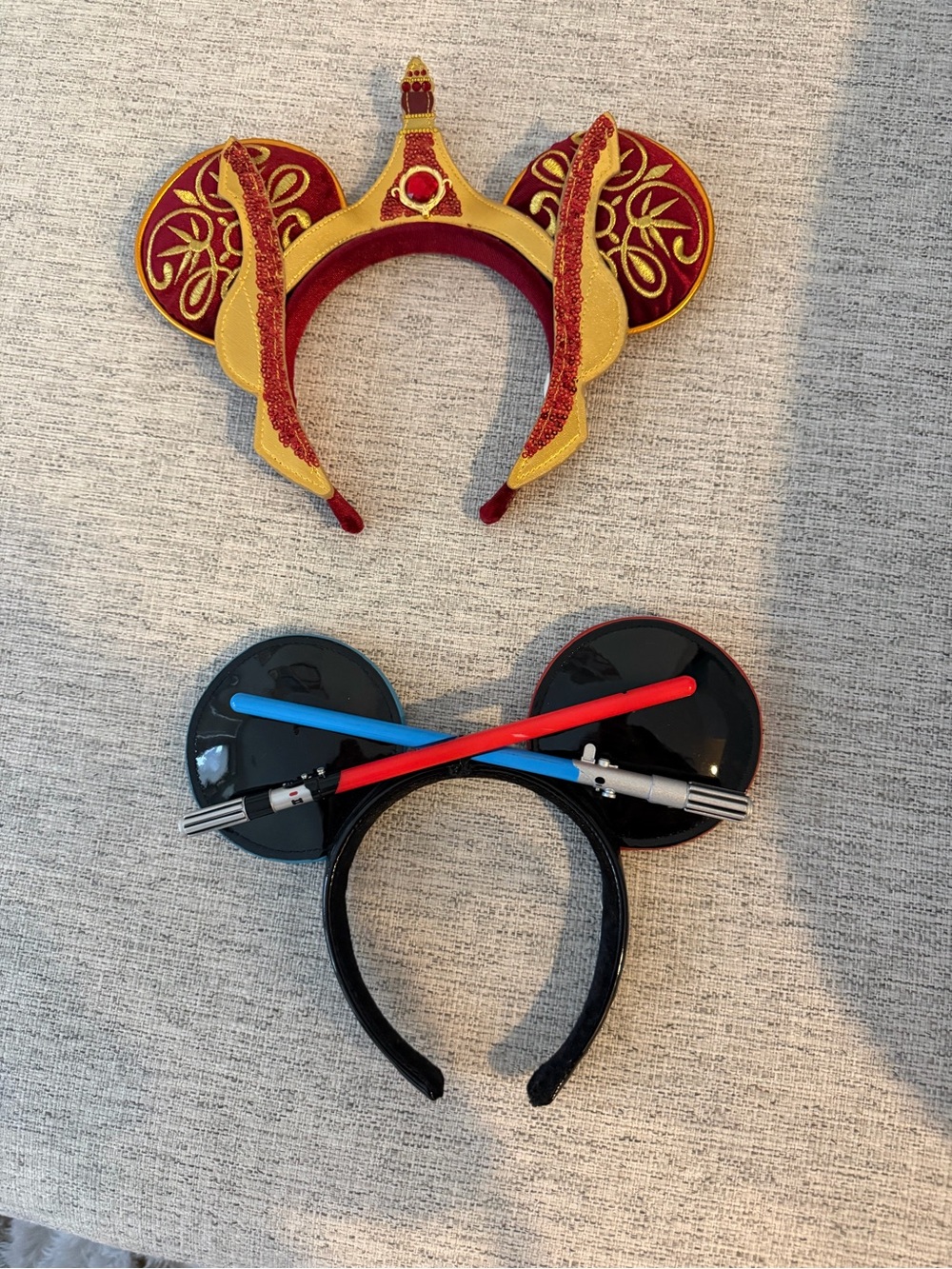 Star Wars lightsaber ears & Queen Amidala Ears